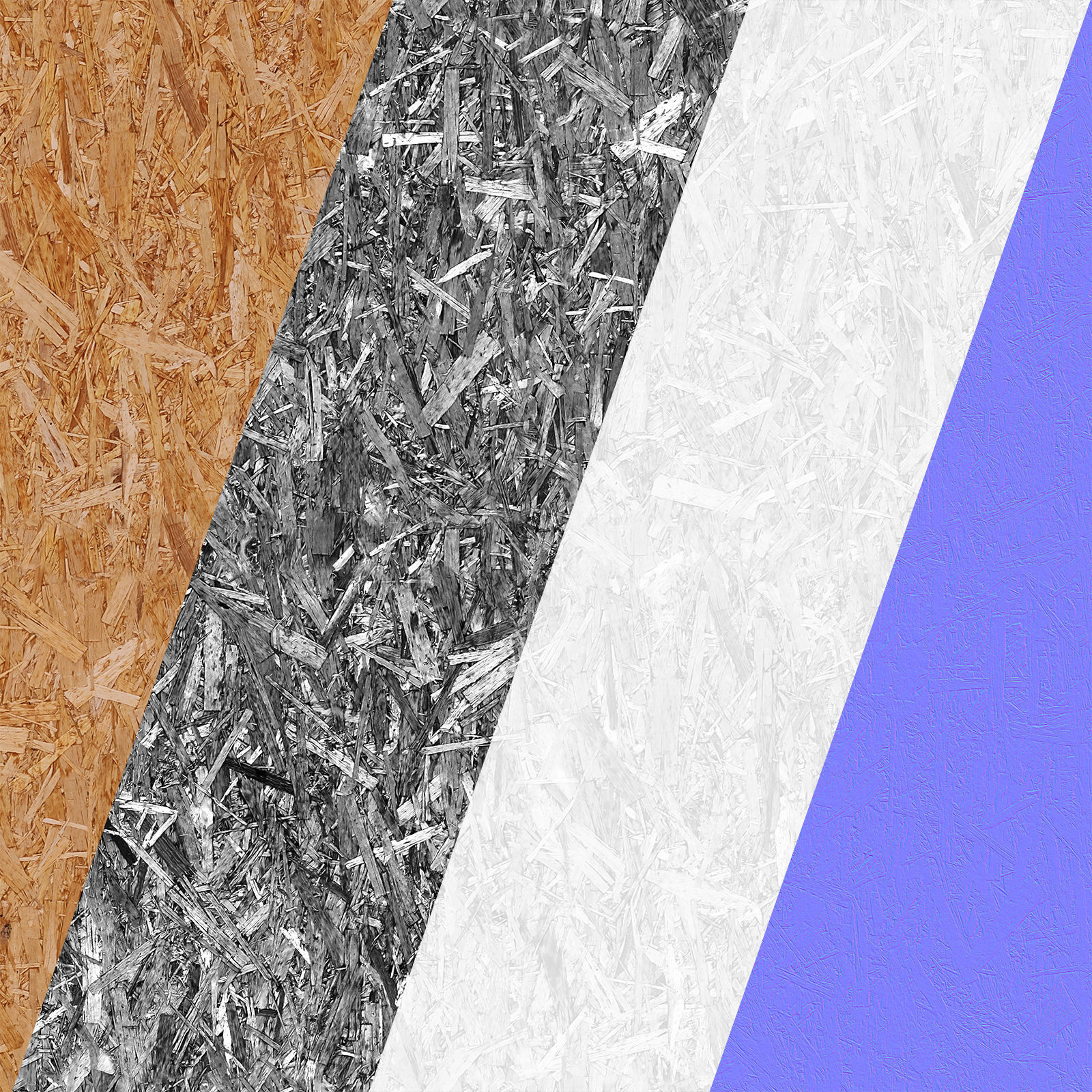 Ultra realistic  Oriented strand board panels Scan 3D model_7