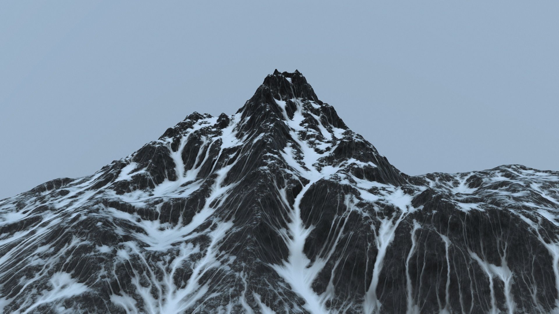 Snow Mountain 3D model_3
