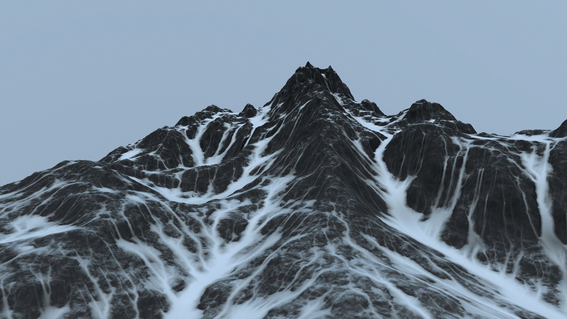 Snow Mountain 3D model_14