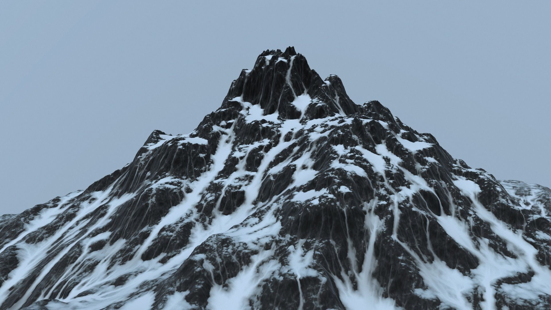 Snow Mountain 3D model_1