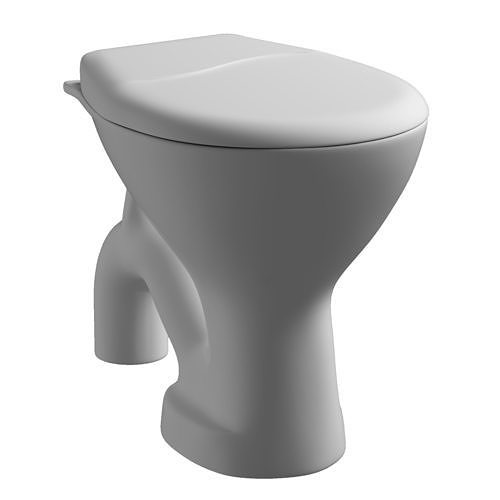 Floor Mount EWC S trap toilet  3D model