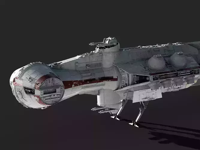 Tantive IV - Blockade Runner - Corellian Corvette Free 3D model