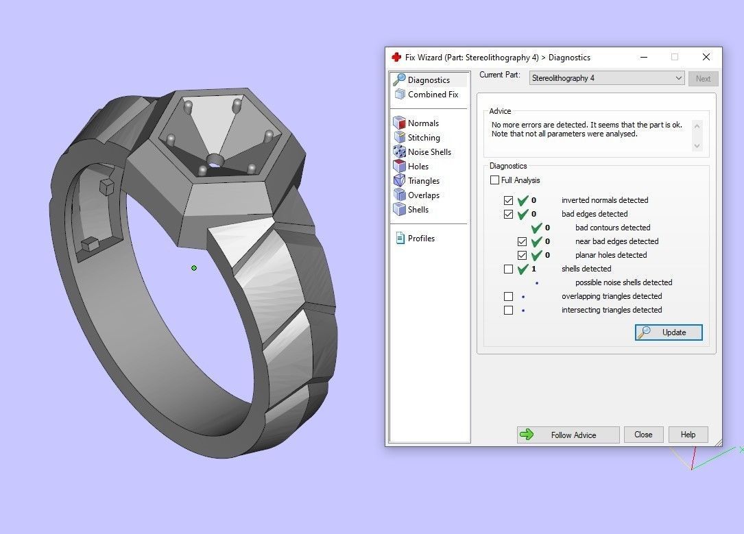 Man ring 04 3D print model_8