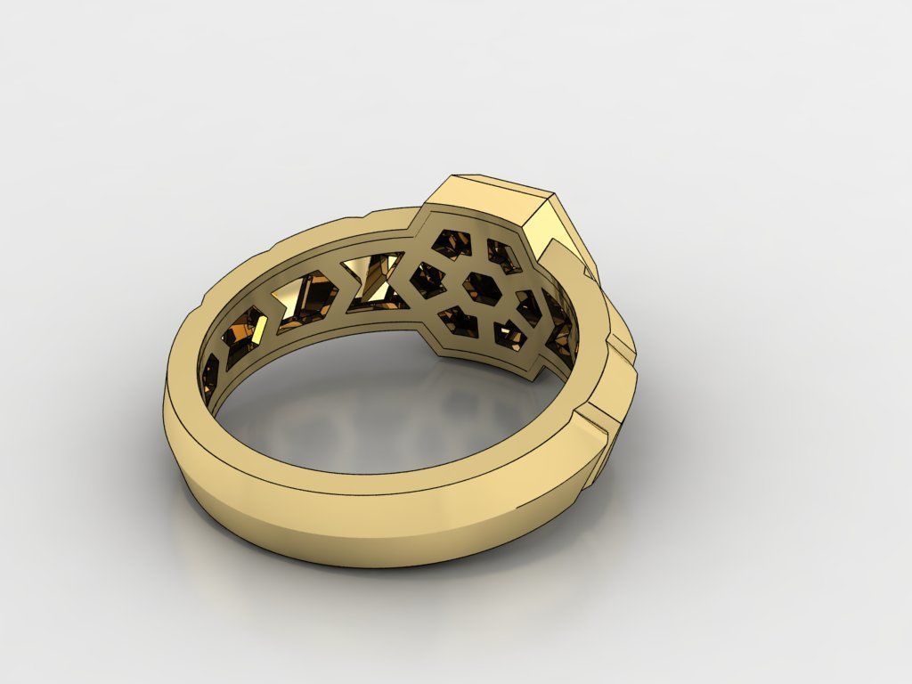 Man ring 04 3D print model_2