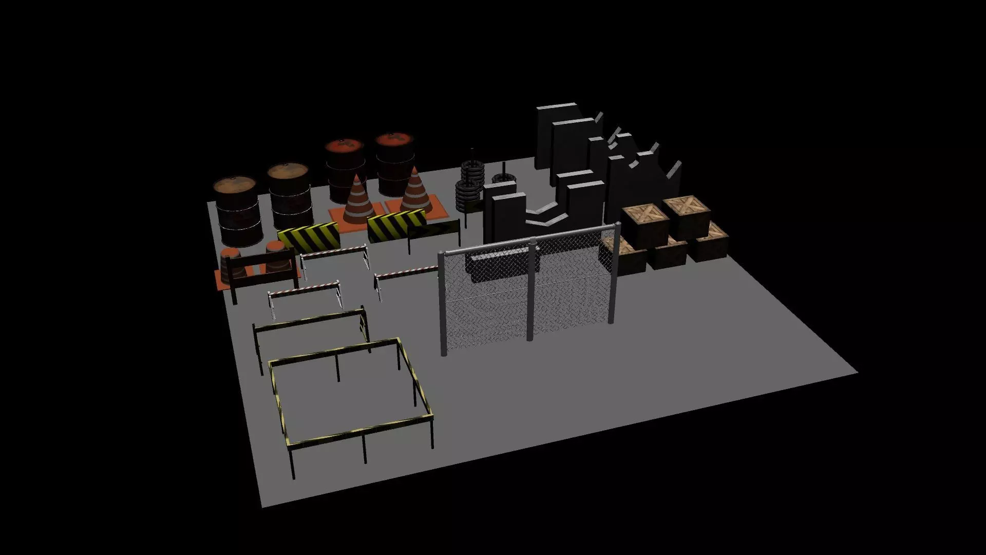 RoadProp room Free 3D model_0