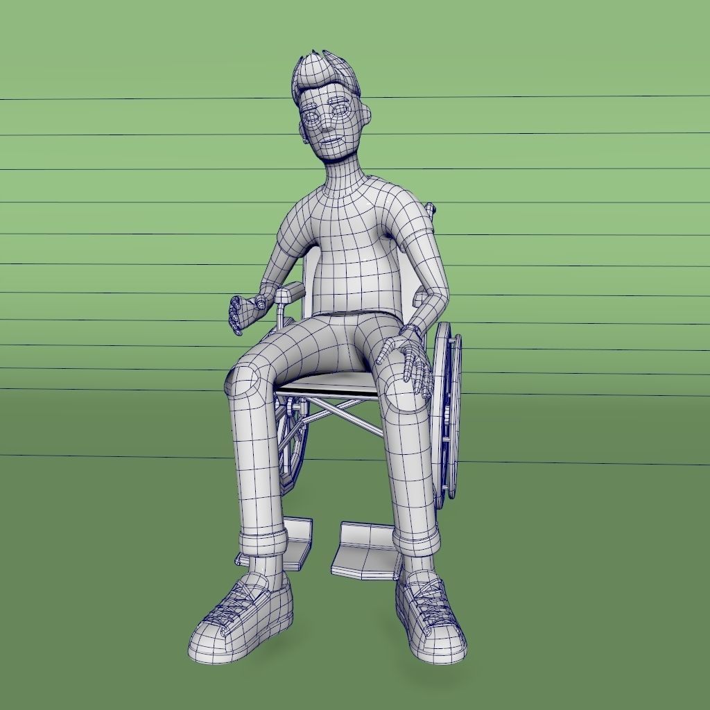 Pack 12 Characters Low-poly 3D model_27