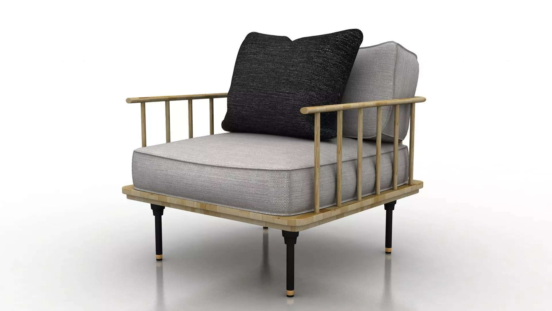 Couch- Single Seat 3D model