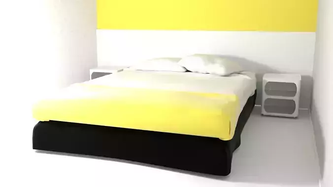 Pantone Hotel Double Bed