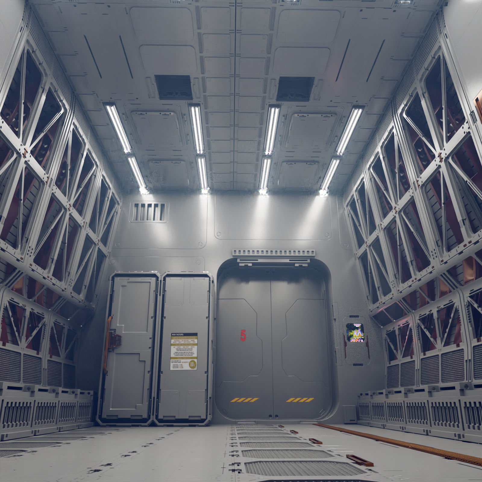 sci-fi set3 3D model_1