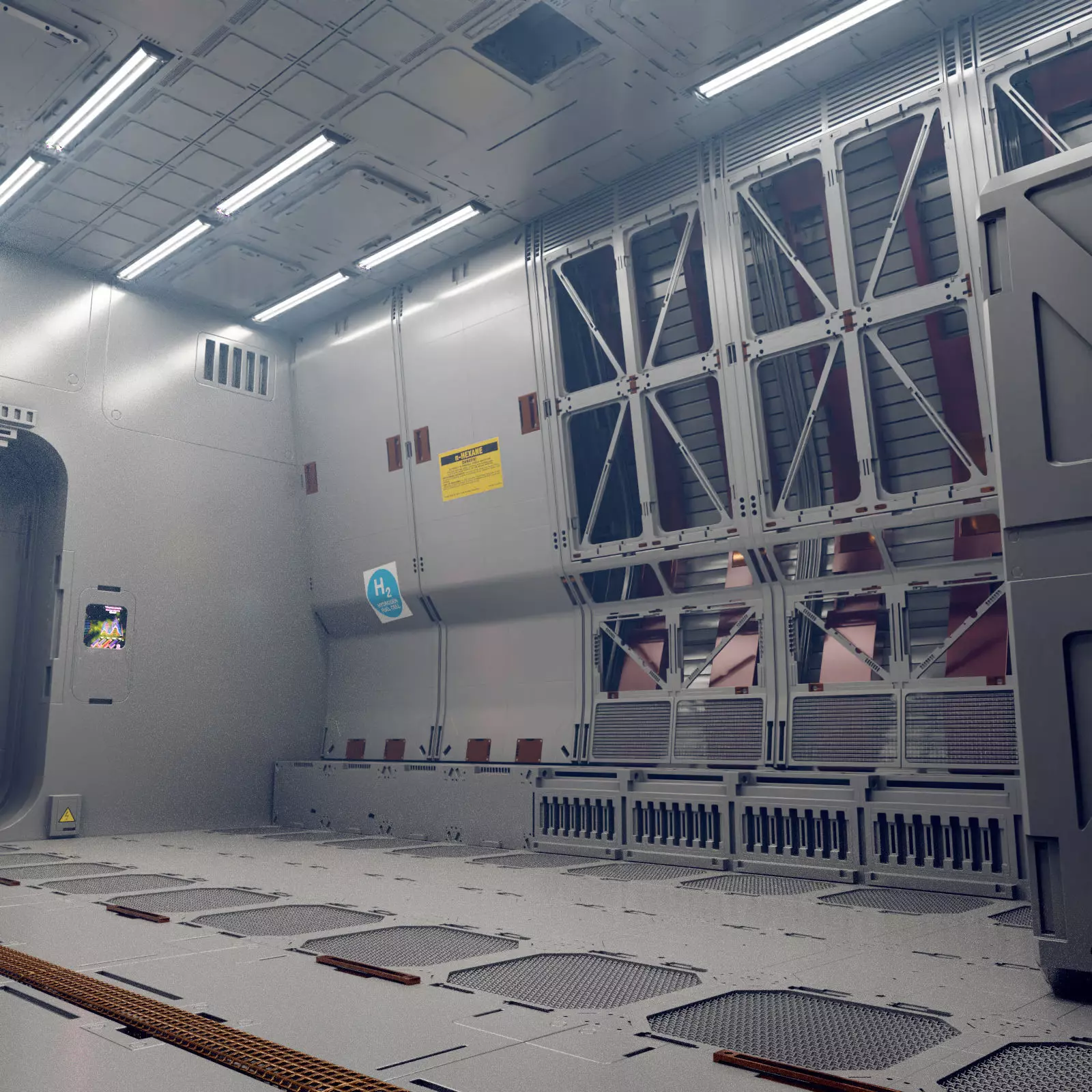 sci-fi set3 3D model_0