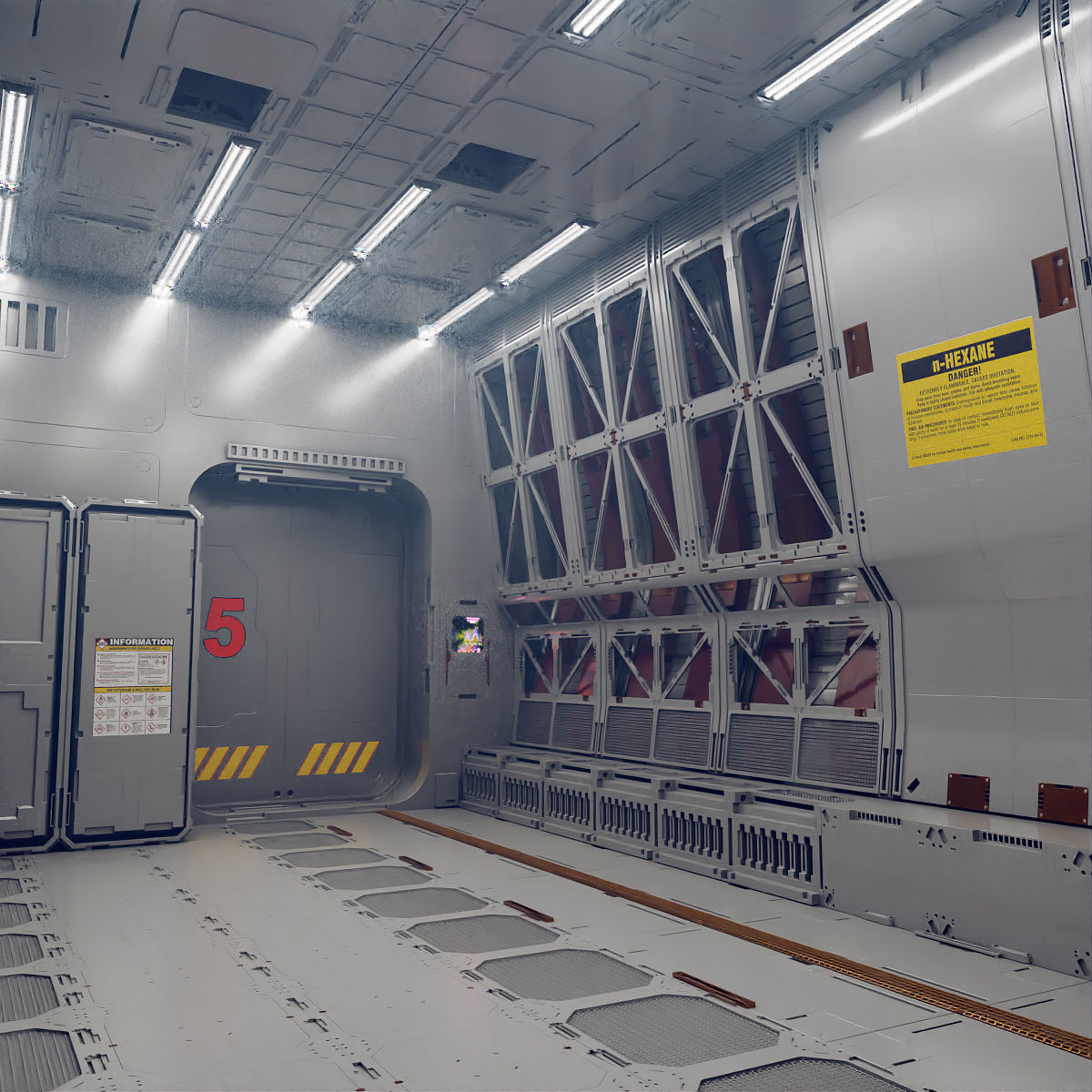 sci-fi set3 3D model_4