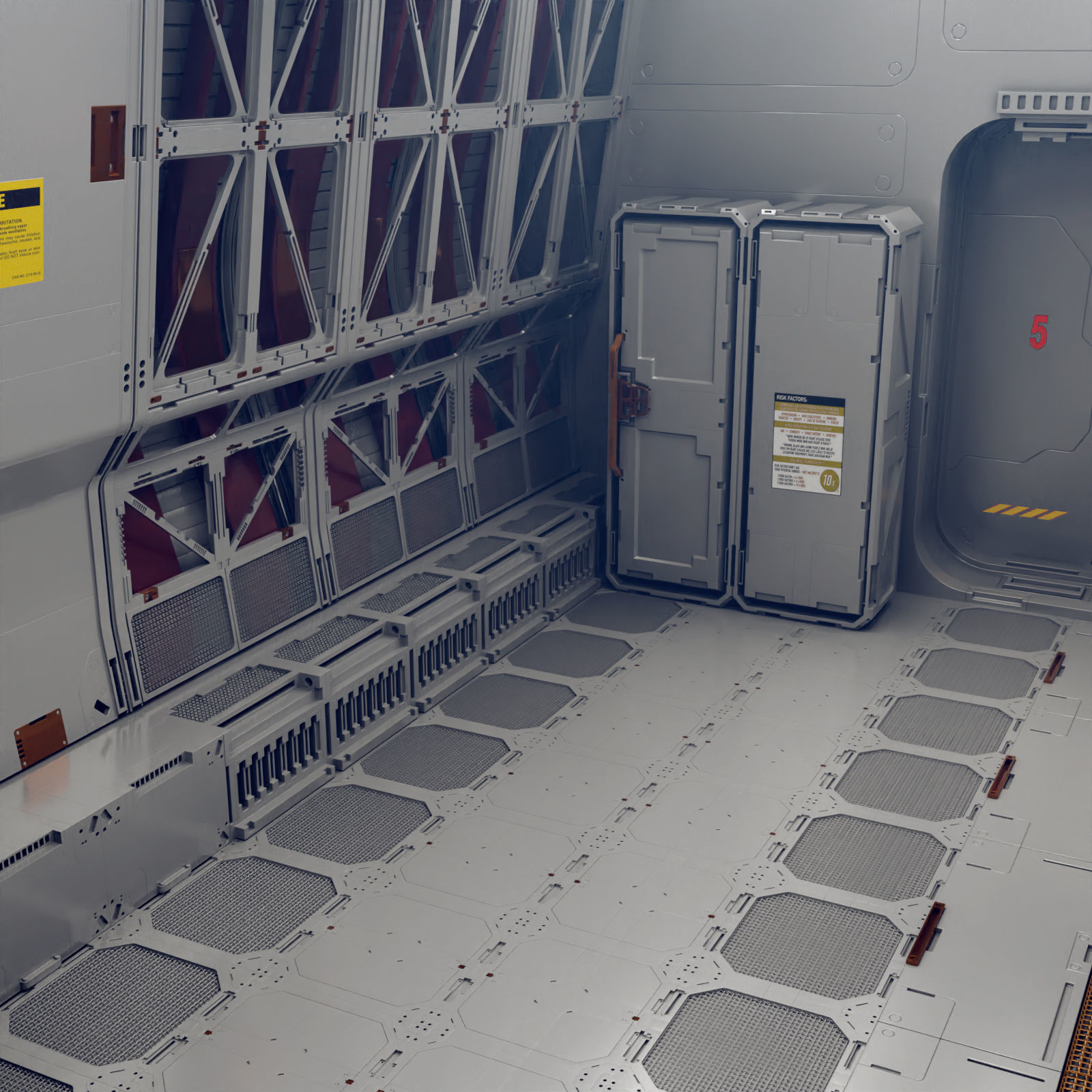 sci-fi set3 3D model_2