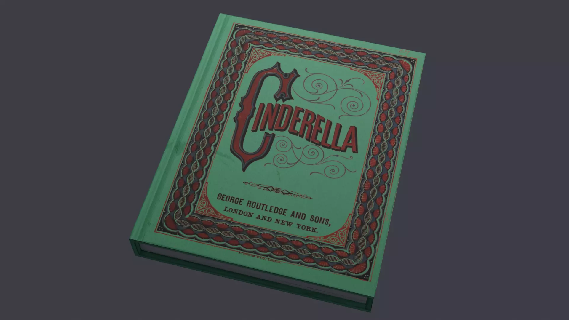 Make it your own coffee table book Low-poly 3D model