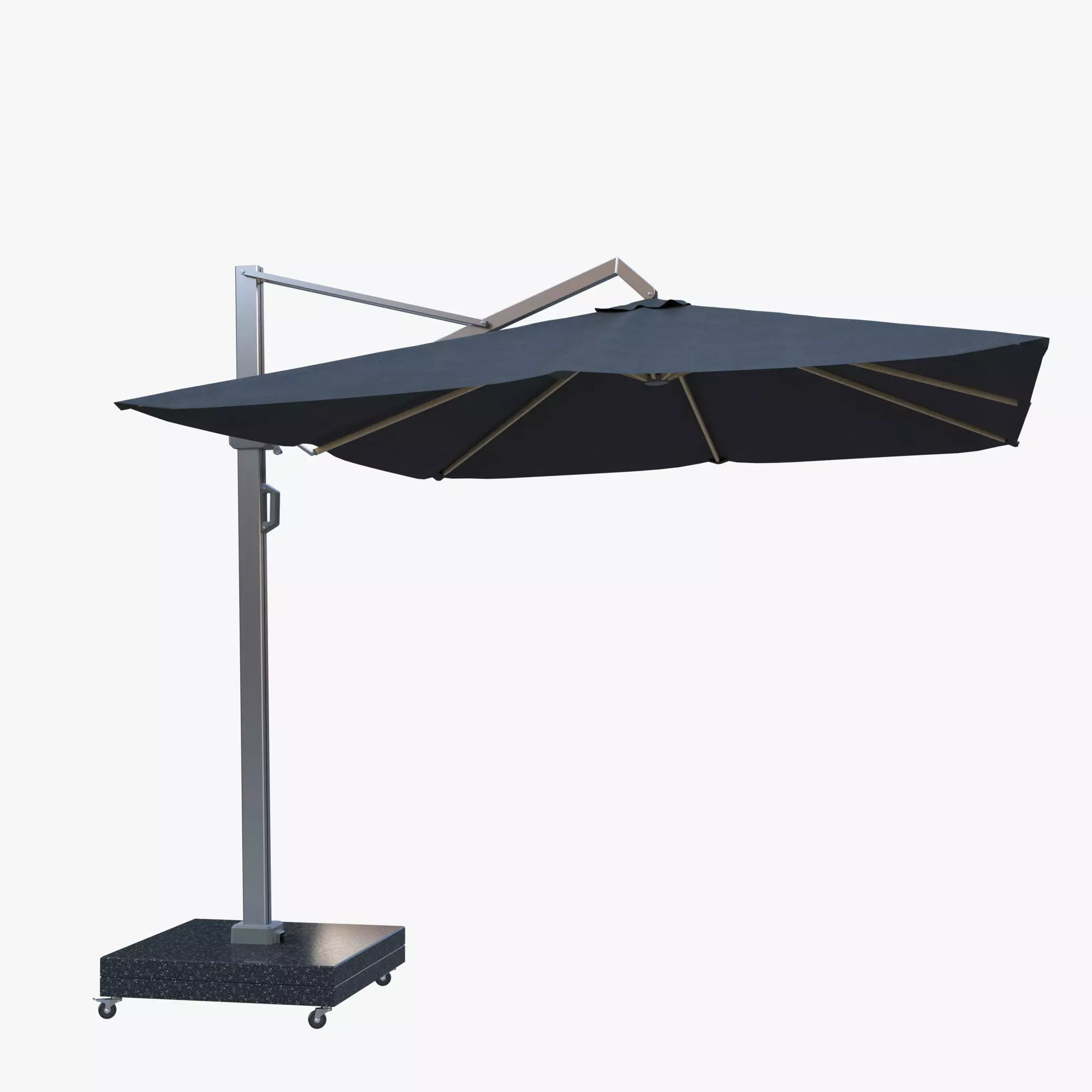 Parasols Icon Outdoor Umbrella 3D model_0