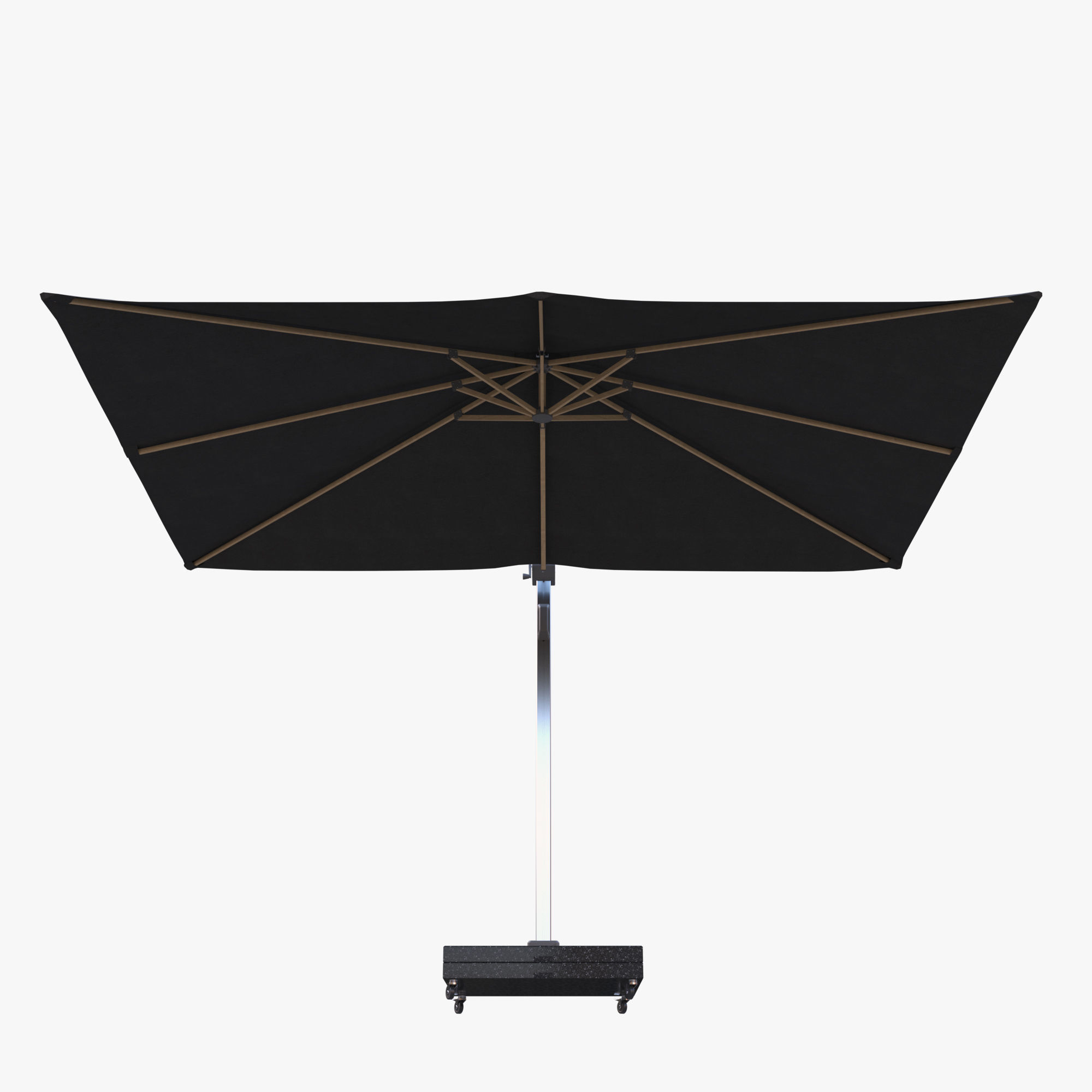 Parasols Icon Outdoor Umbrella 3D model_1