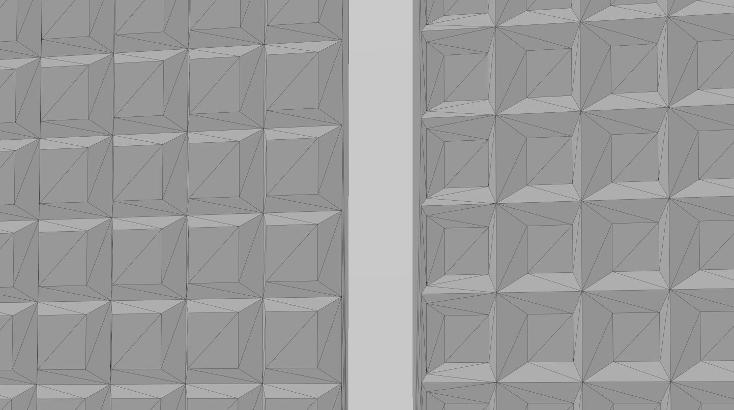 Chocolat squares pattern 3d panel 3D print model_13