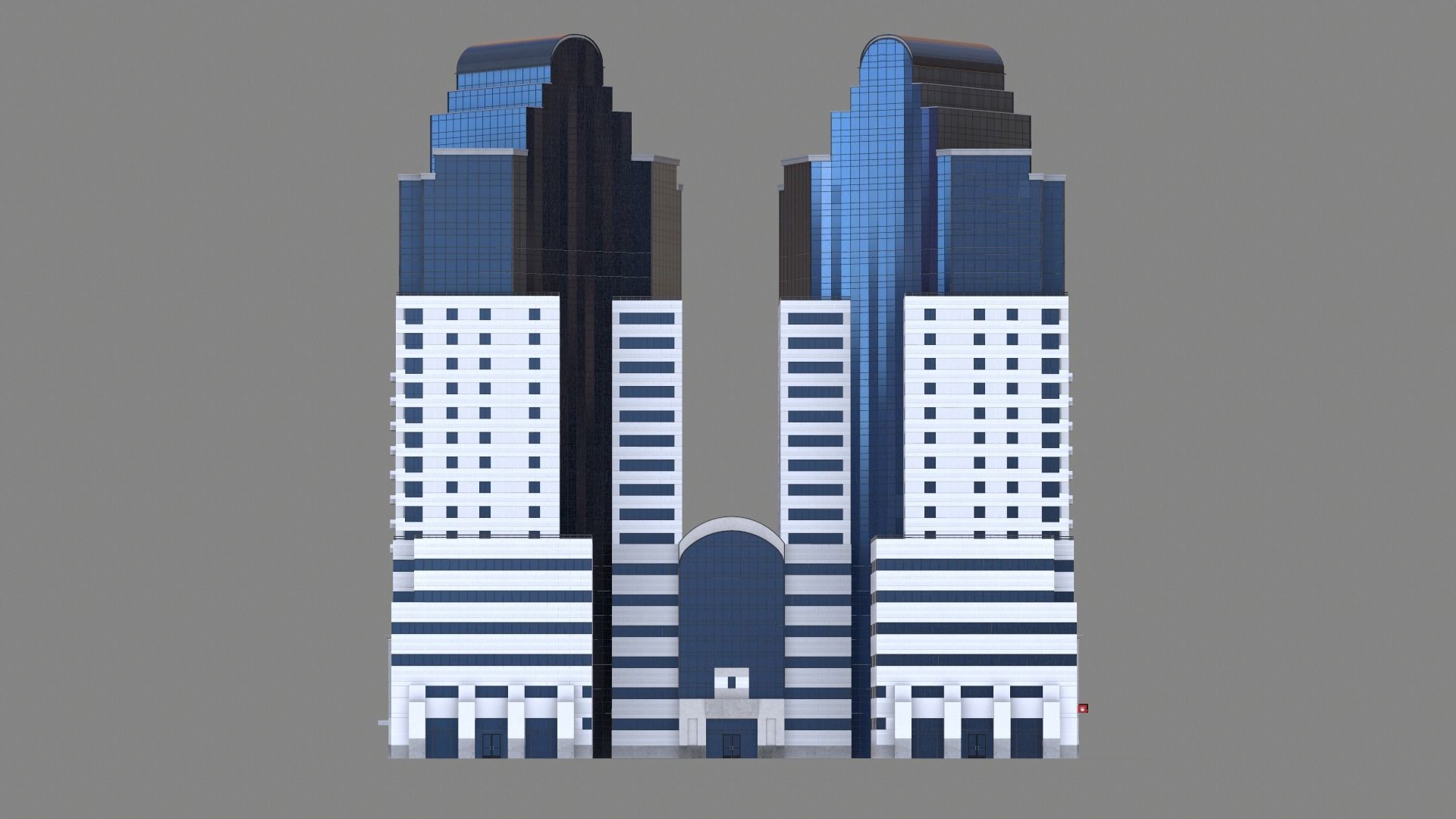 88 Howard Street Building San Francisco Low-poly 3D model_9