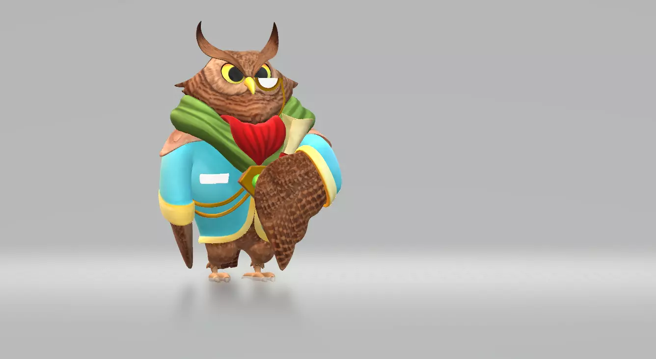 Cartoon Characters Free low-poly 3D model
