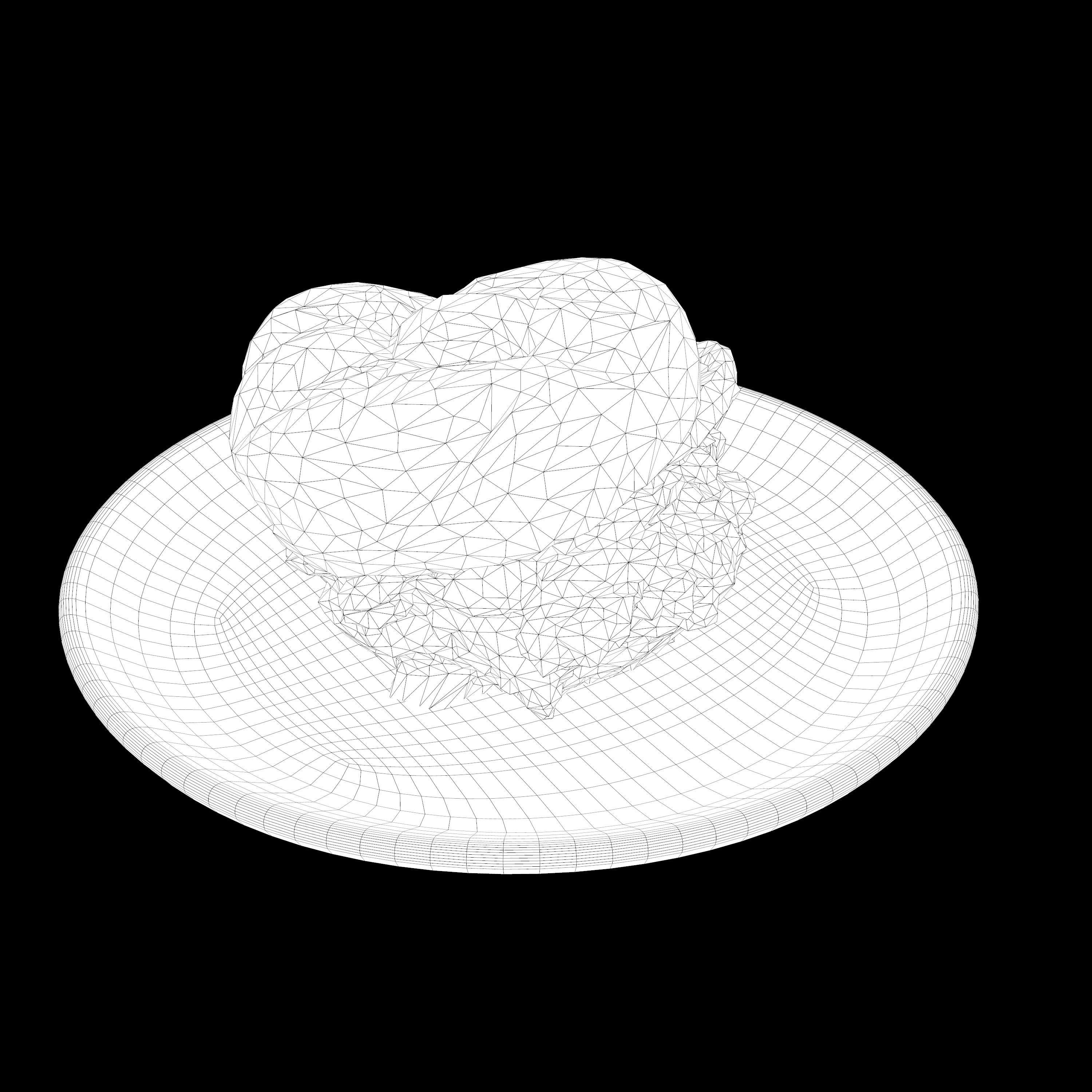 Burger Low-poly 3D model sandwich on plate Low-poly 3D model_15