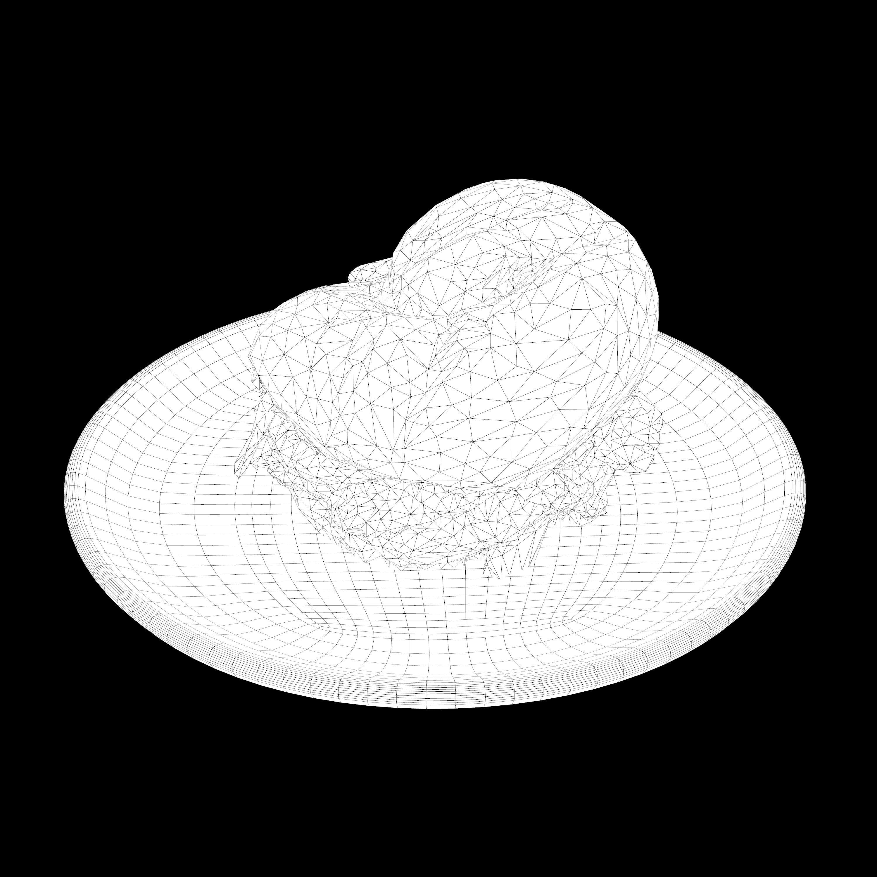 Burger Low-poly 3D model sandwich on plate Low-poly 3D model_11