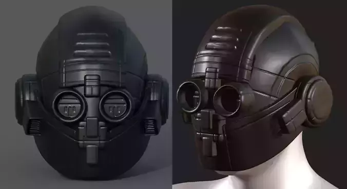 Helmet scifi fantasy futuristic military 