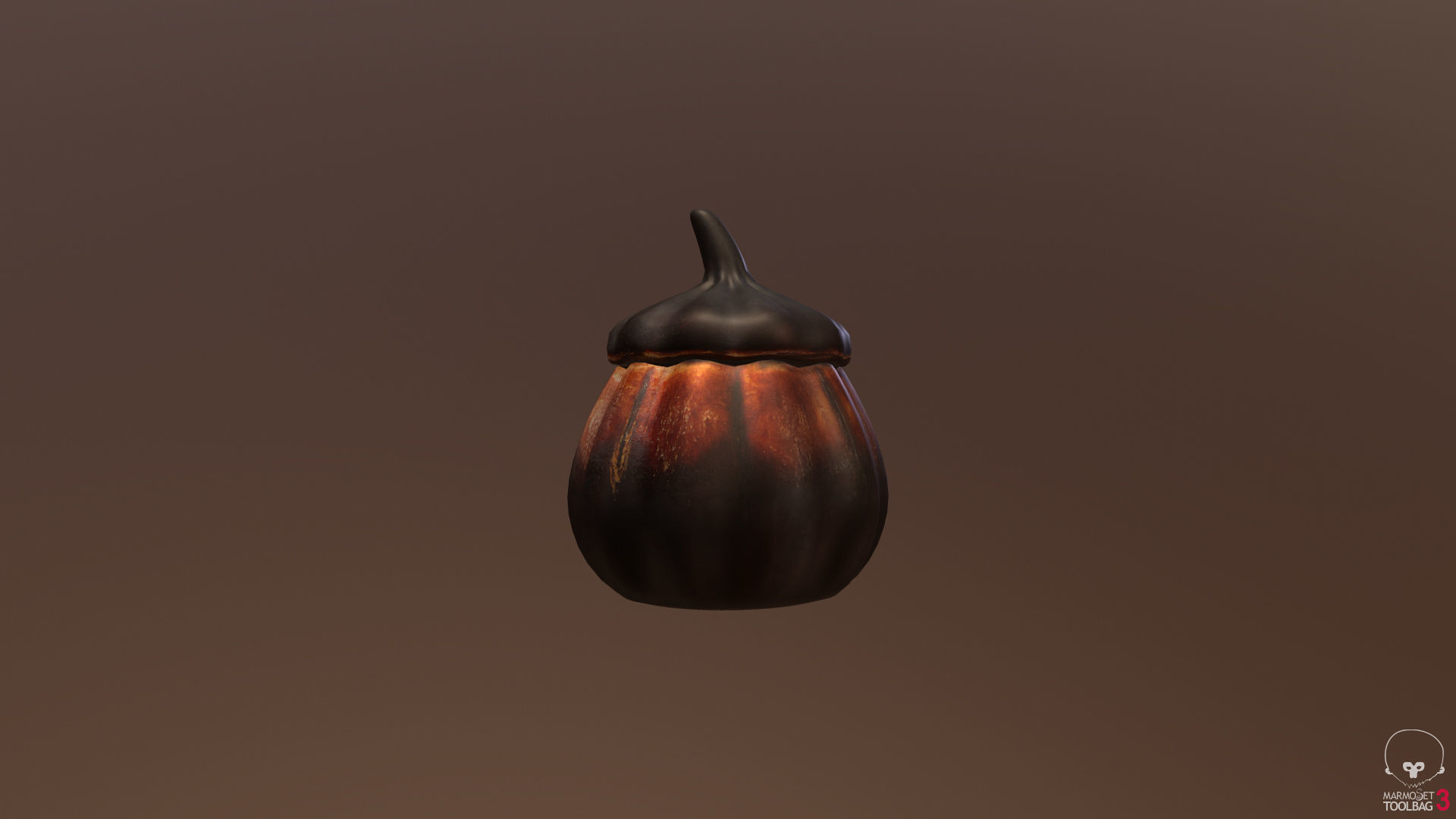 Ceramic Pot Low-poly 3D model_2