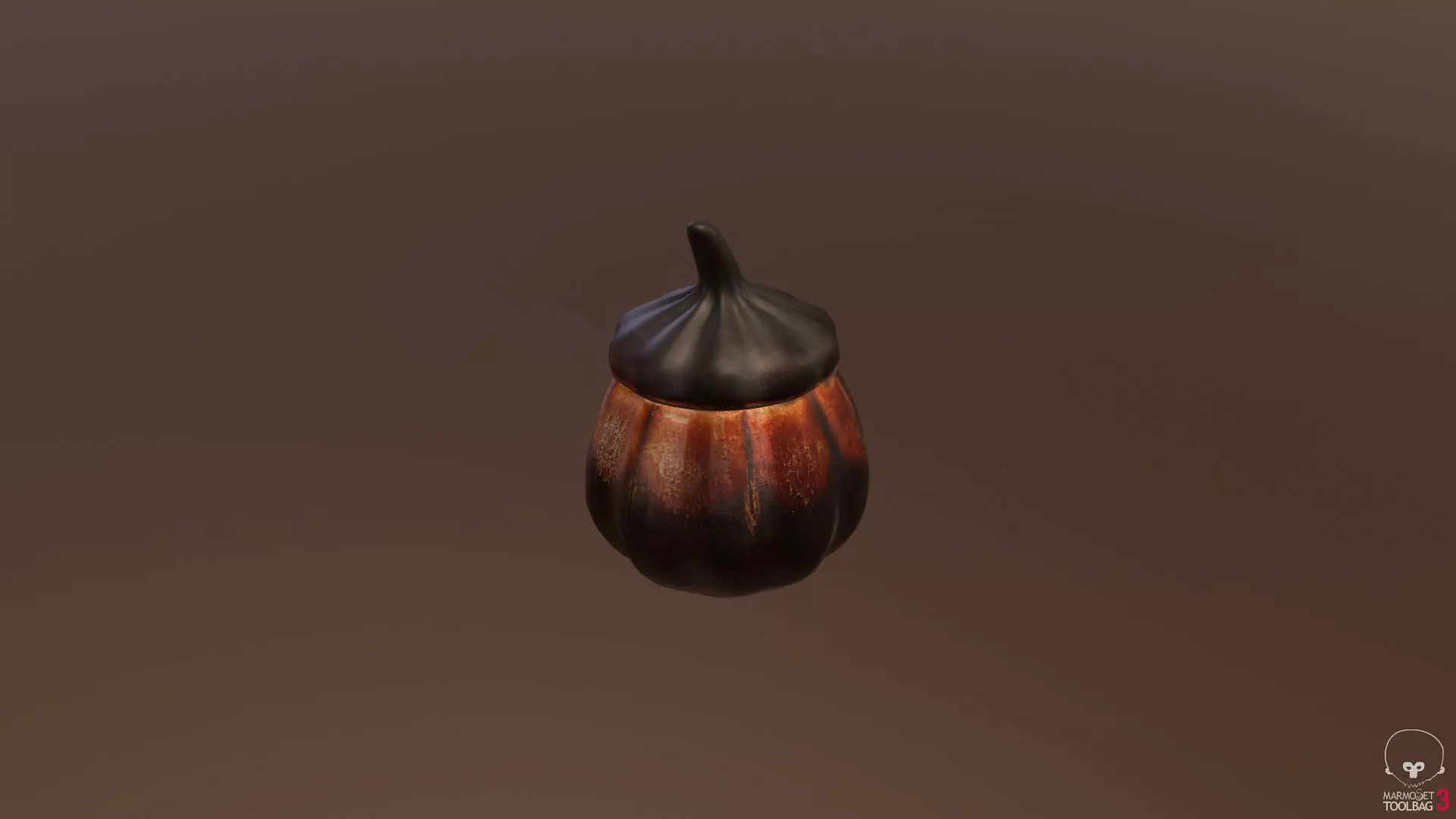 Ceramic Pot Low-poly 3D model_0