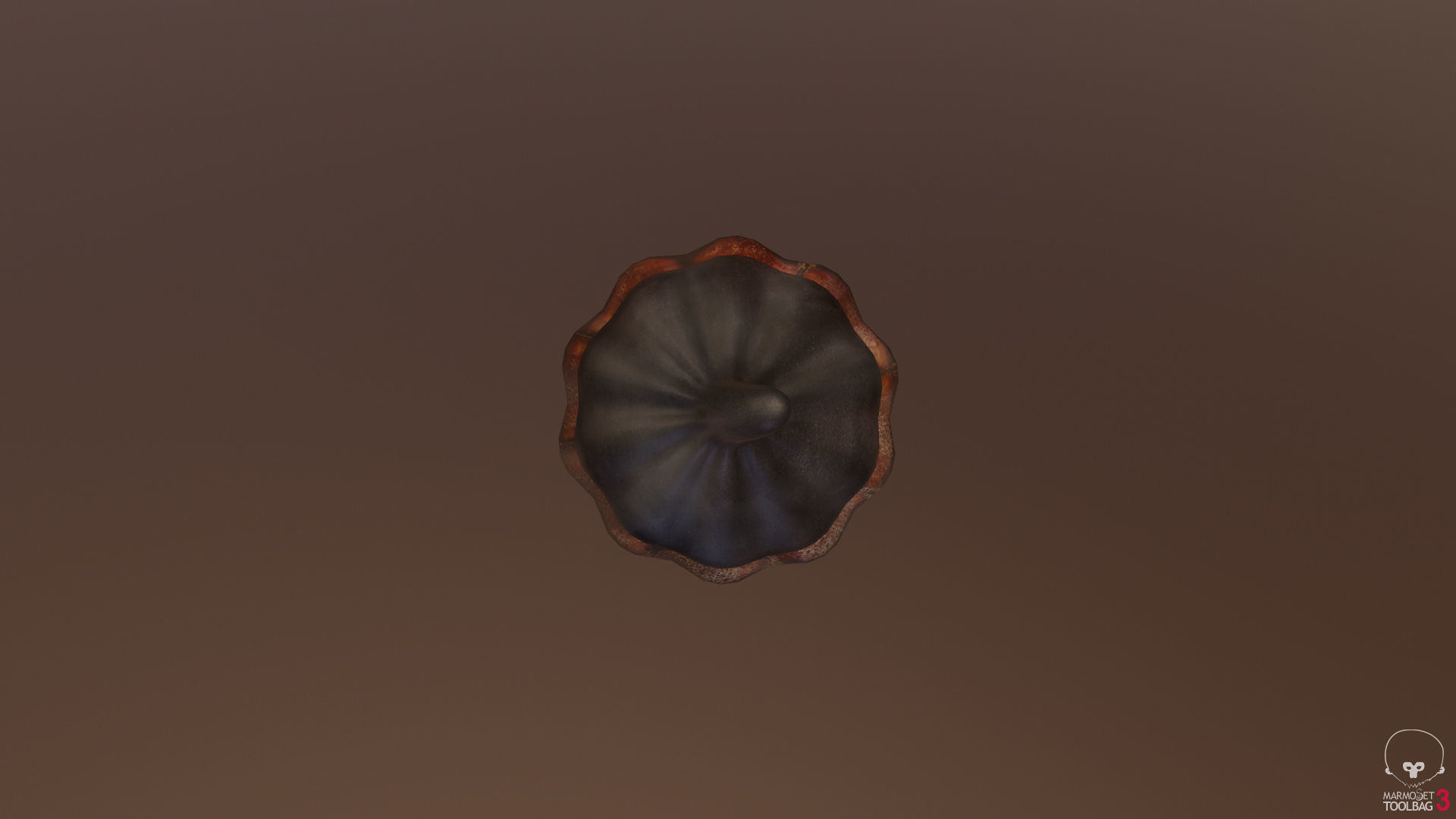 Ceramic Pot Low-poly 3D model_5