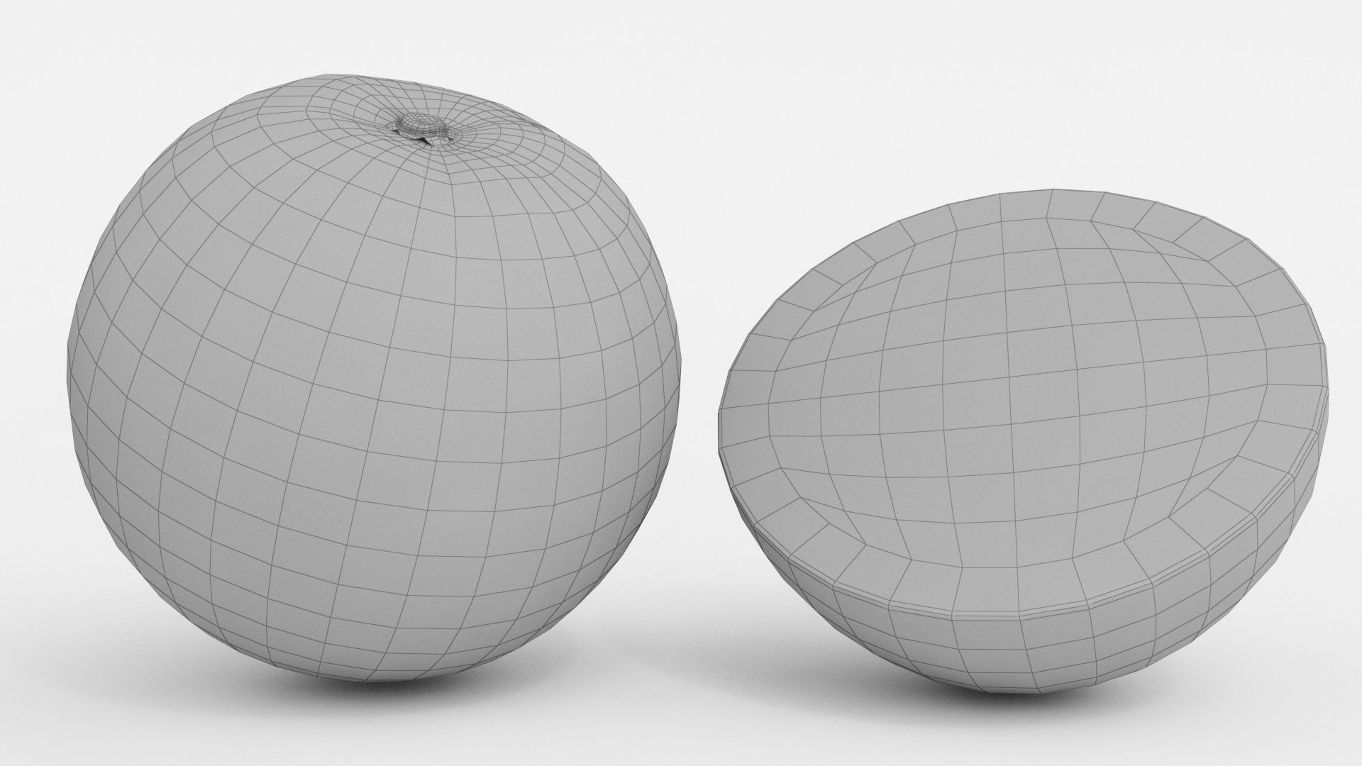 Realistic Orange Fruit 3D model_12