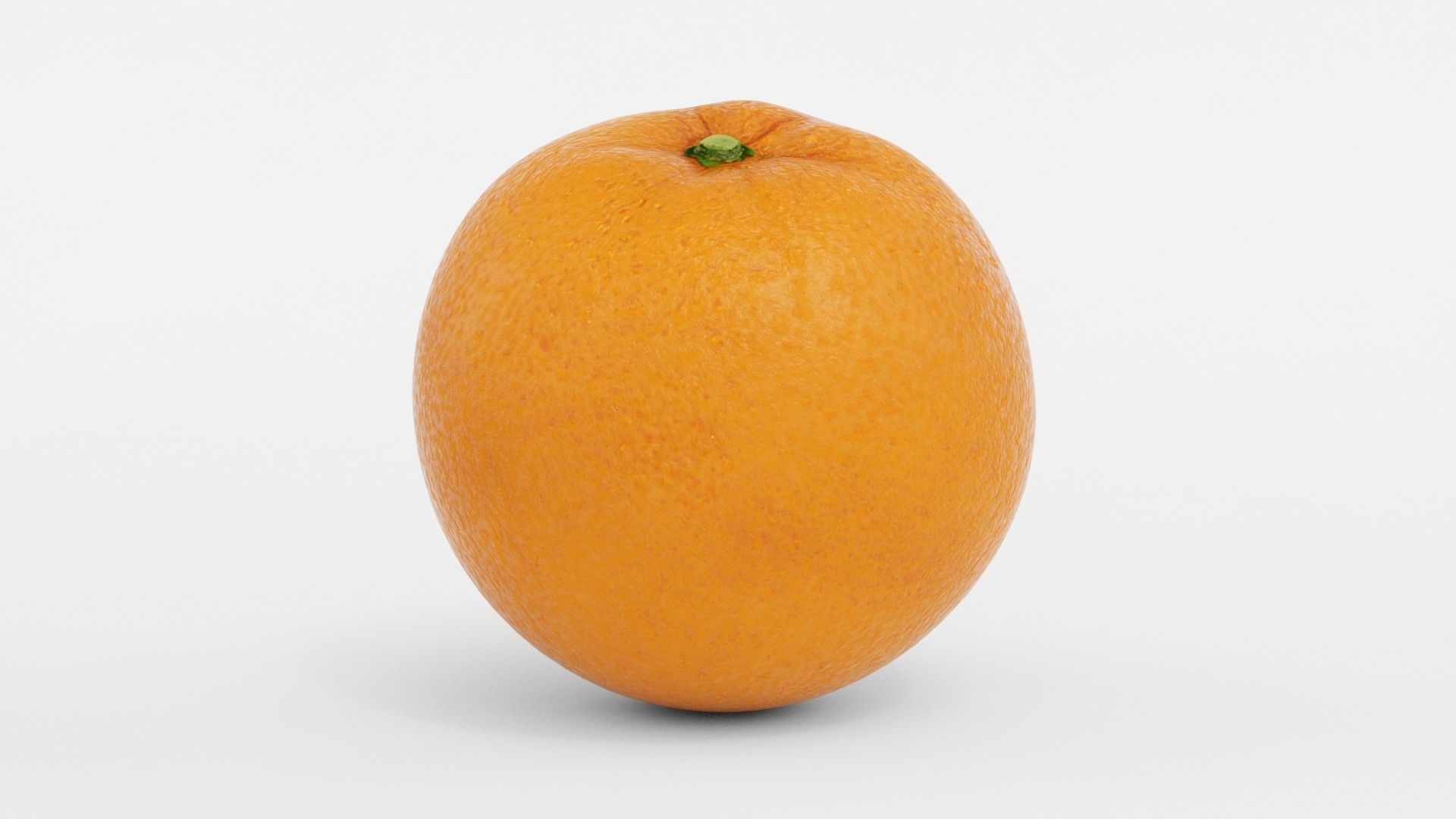 Realistic Orange Fruit 3D model_7