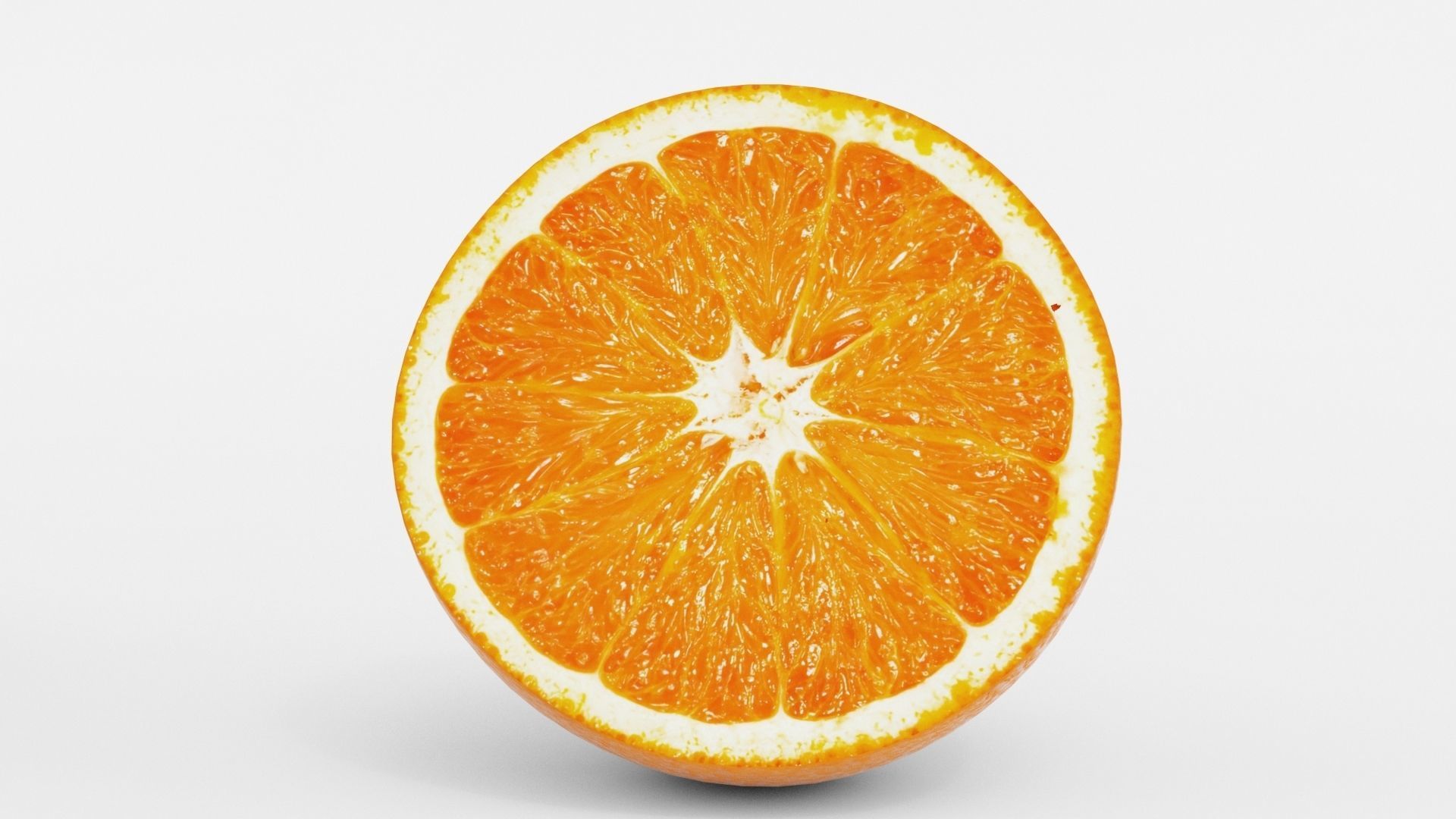 Realistic Orange Fruit 3D model_9