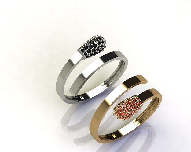 Matches ring 3D print model