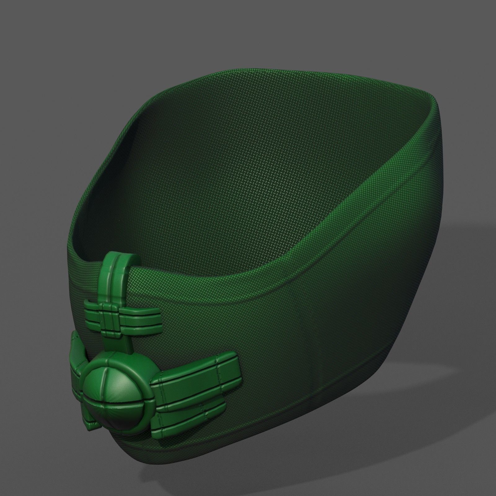Helmet scifi military combat 3d Low-poly 3D model_2
