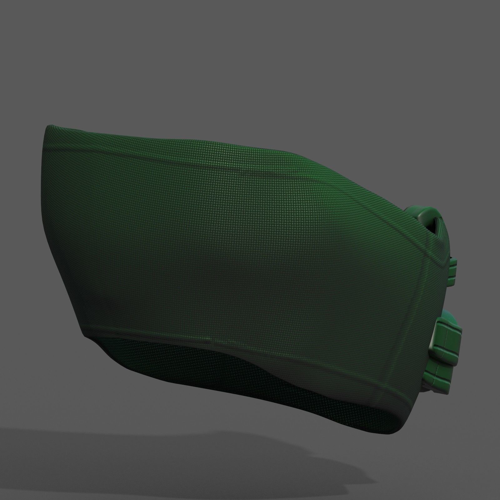 Helmet scifi military combat 3d Low-poly 3D model_8