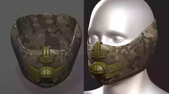 Helmet scifi gas mask helmet protection scifi 