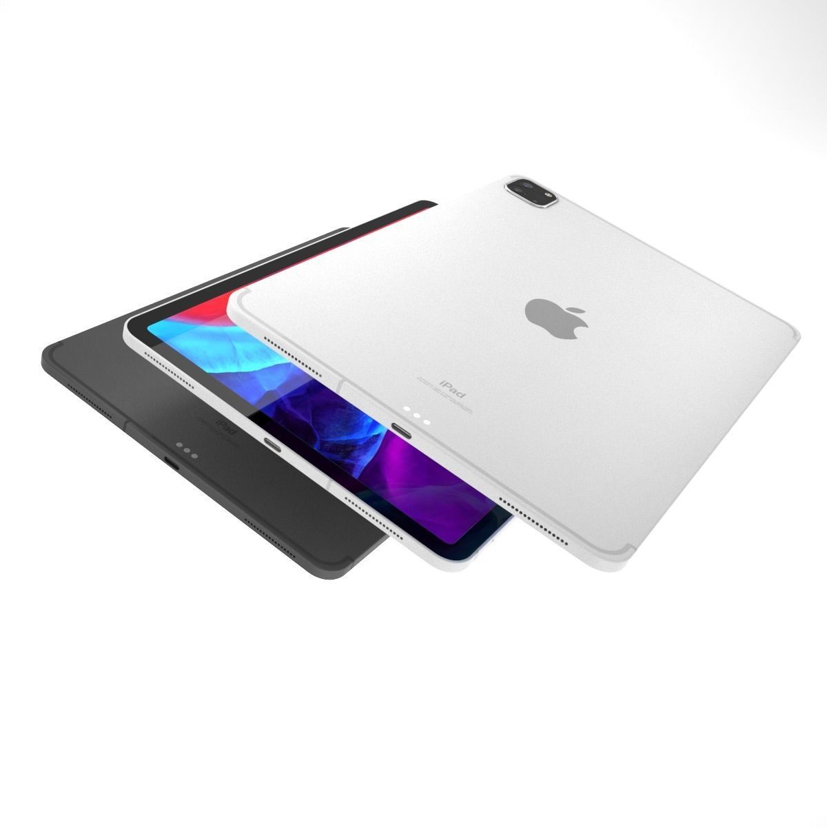 Apple iPad Pro 11 2020 All color 3D model_7