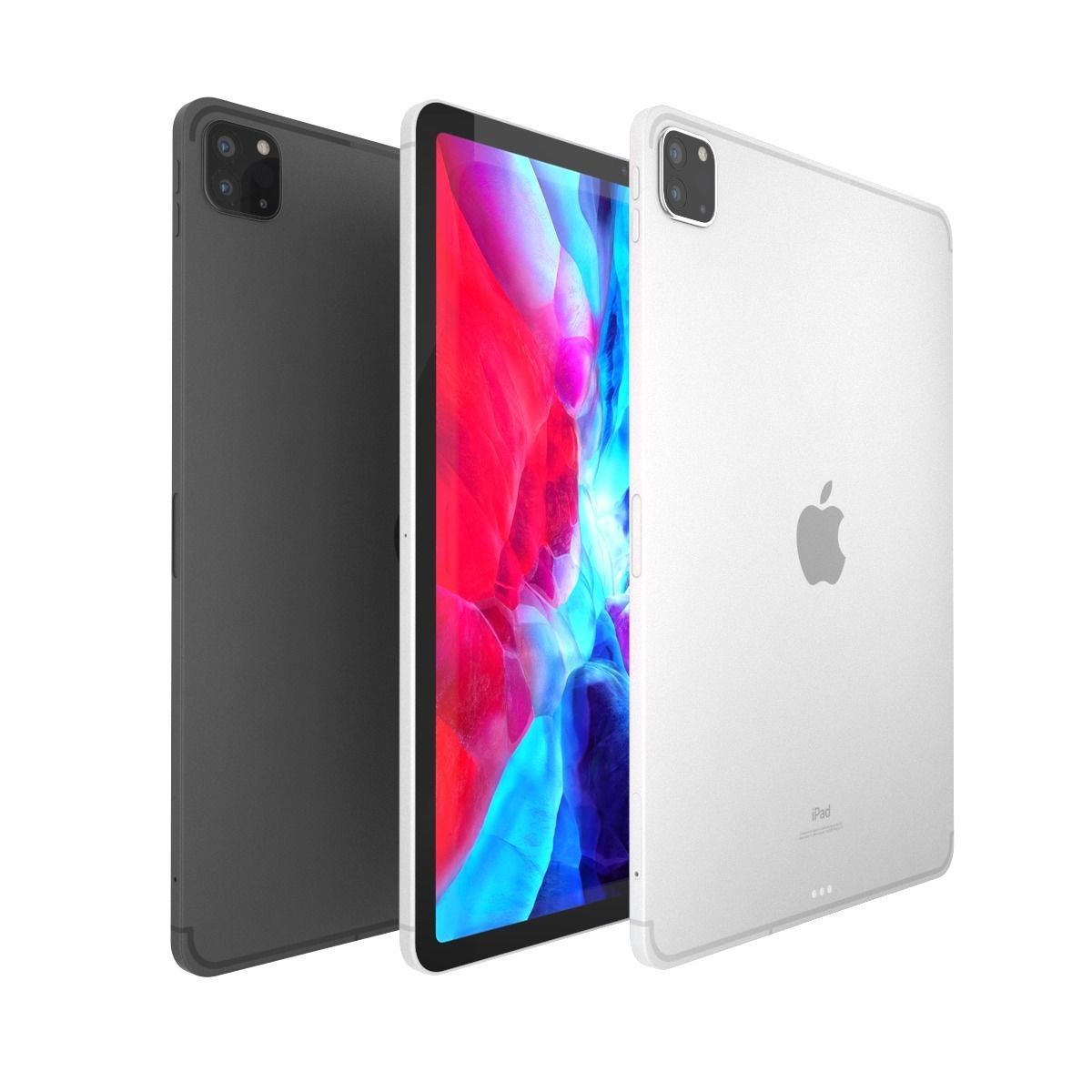 Apple iPad Pro 11 2020 All color 3D model_1