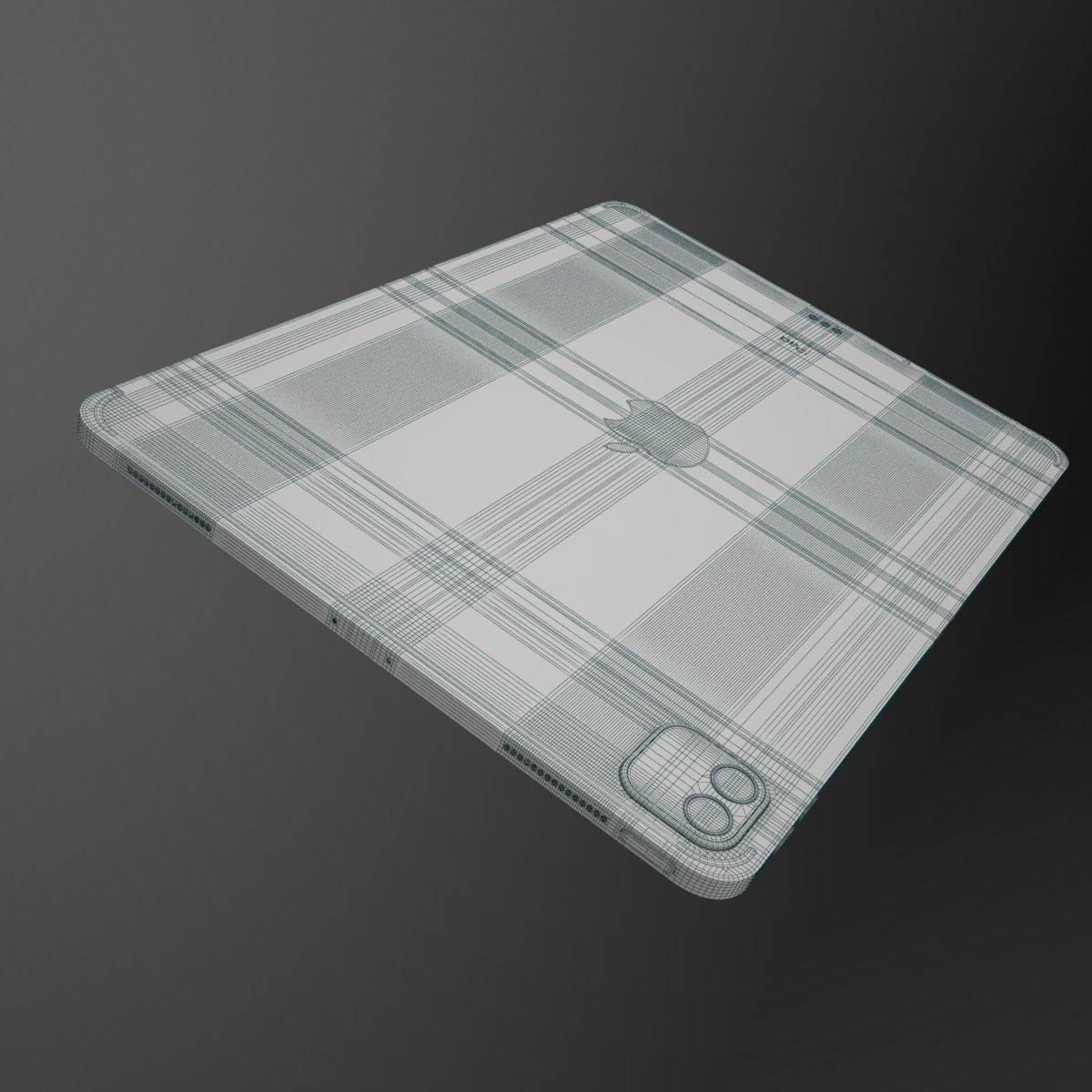 Apple iPad Pro 11 2020 All color 3D model_14