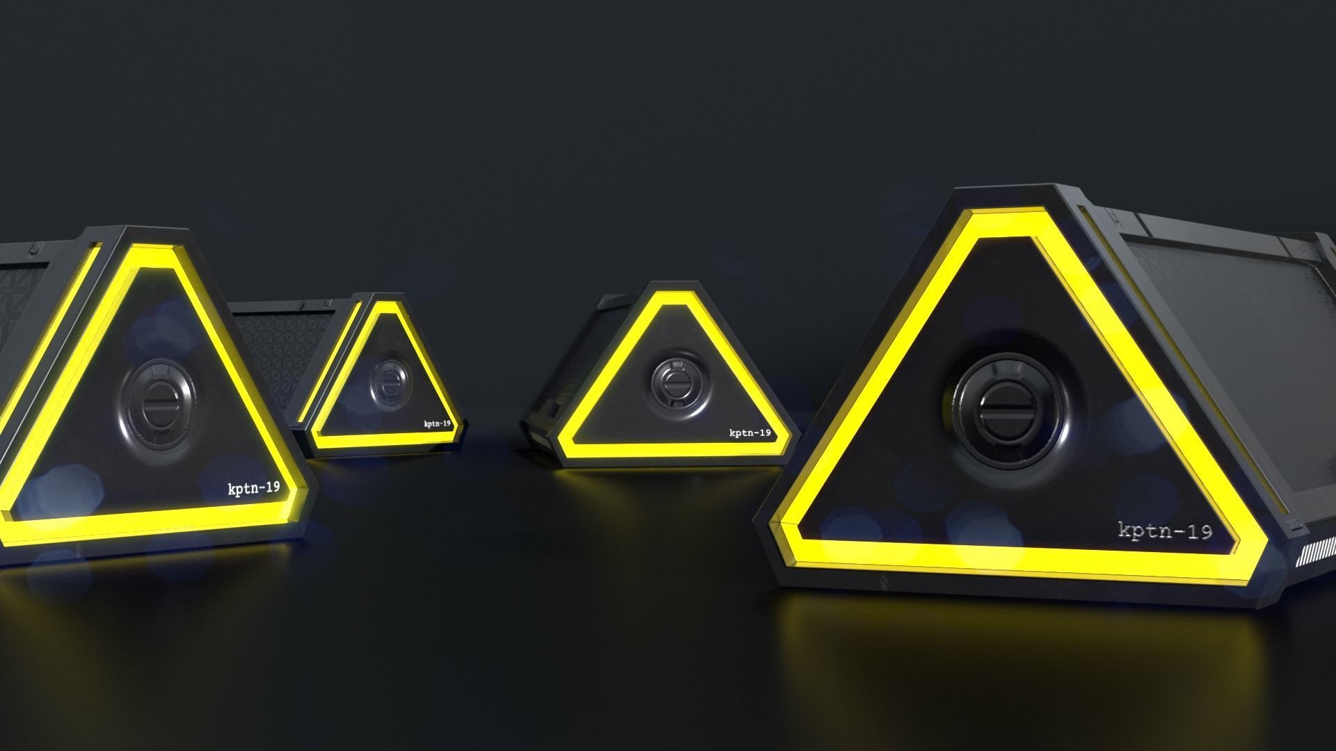 Sci Fi Box v4 Low-poly 3D model_1