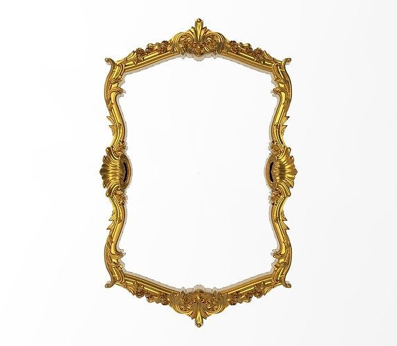 Carved Picture Frame 3D model