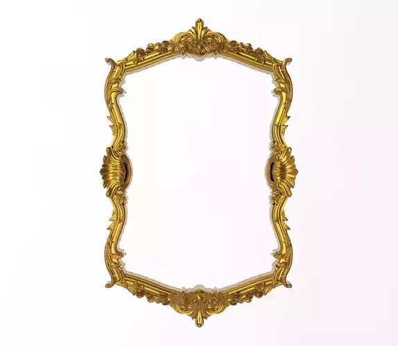 Carved Picture Frame 3D model