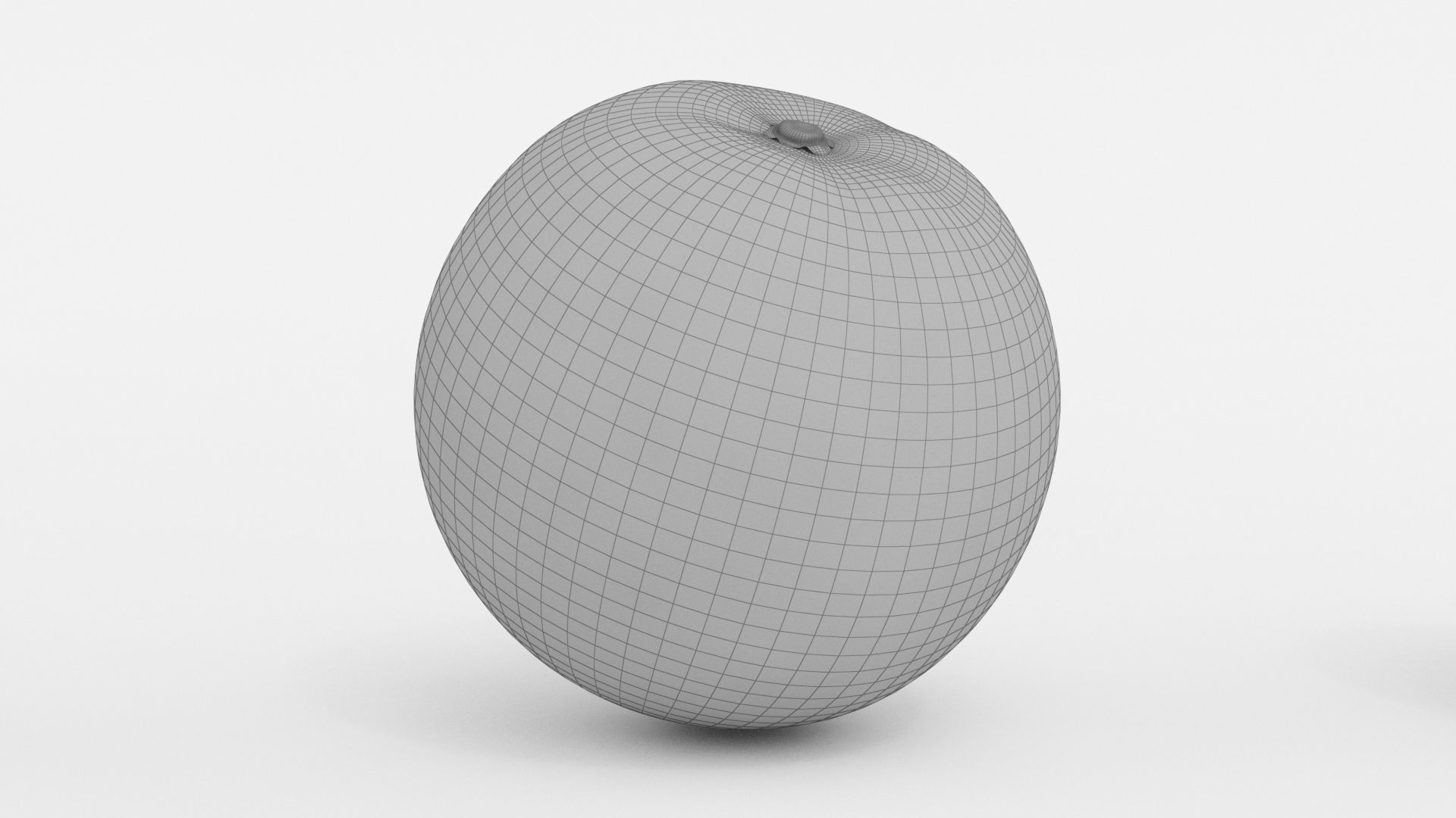 Orange Fruit 3D model_5