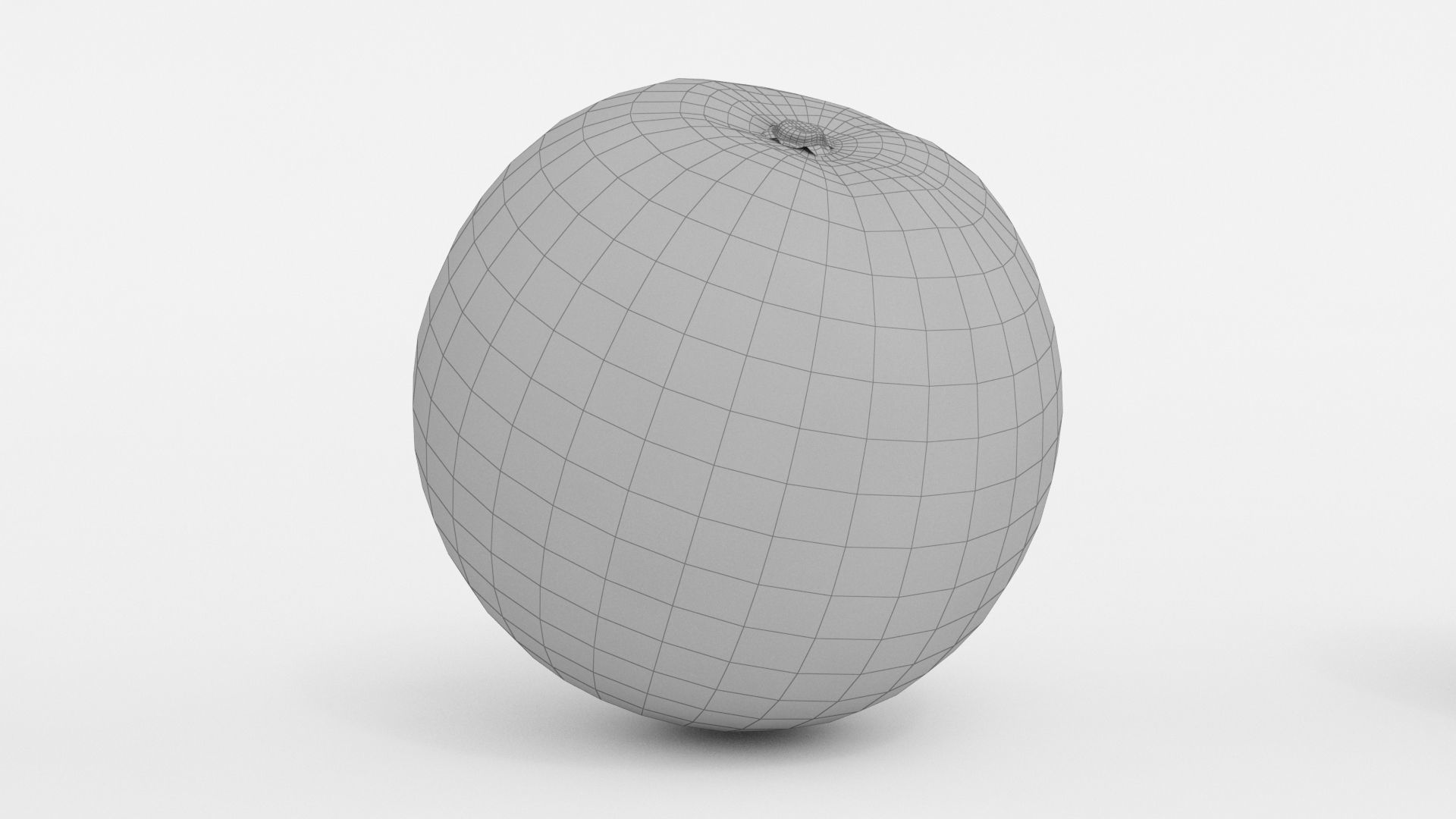 Orange Fruit 3D model_6