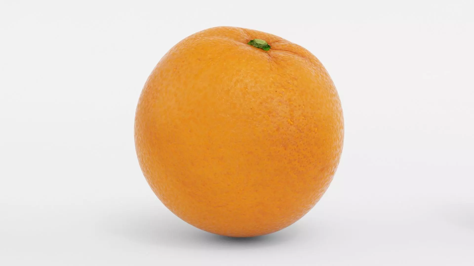 Orange Fruit 3D model_0