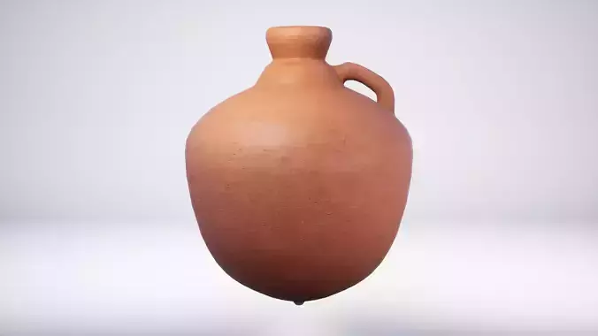 Roman Terracotta Amphora Round