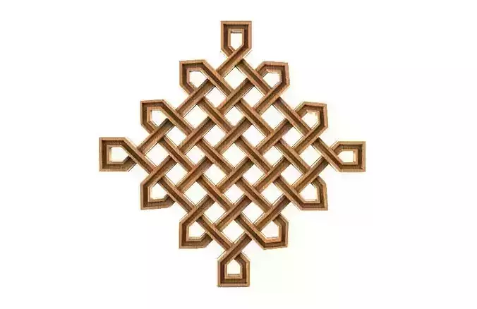 Celtic knot ornament CNC