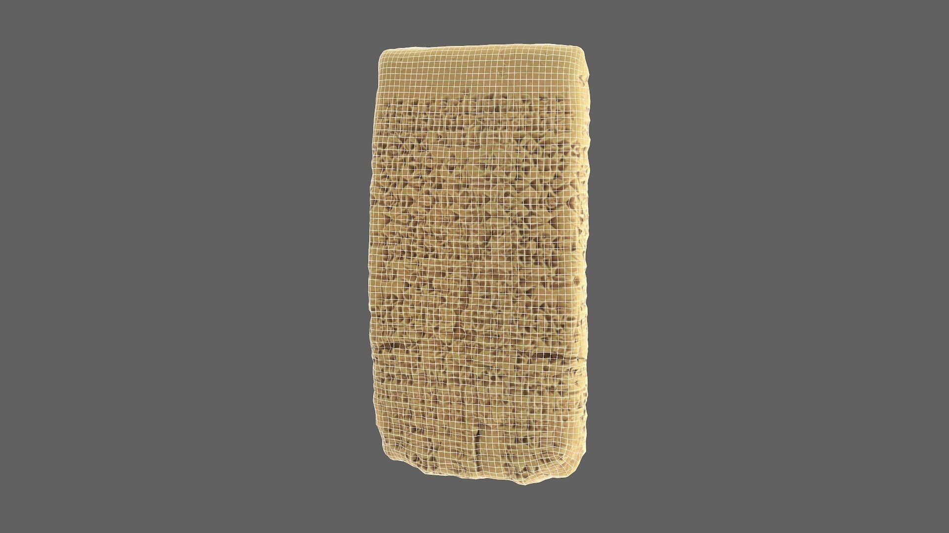 Ancient Clay Tablet  Low-poly 3D model_8