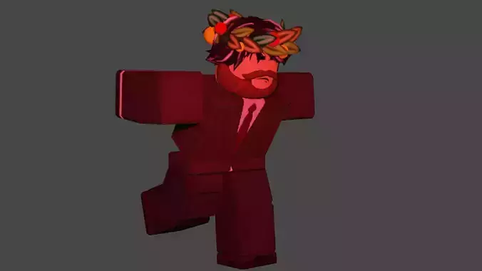 Naruto run Roblox rig Free 3D model