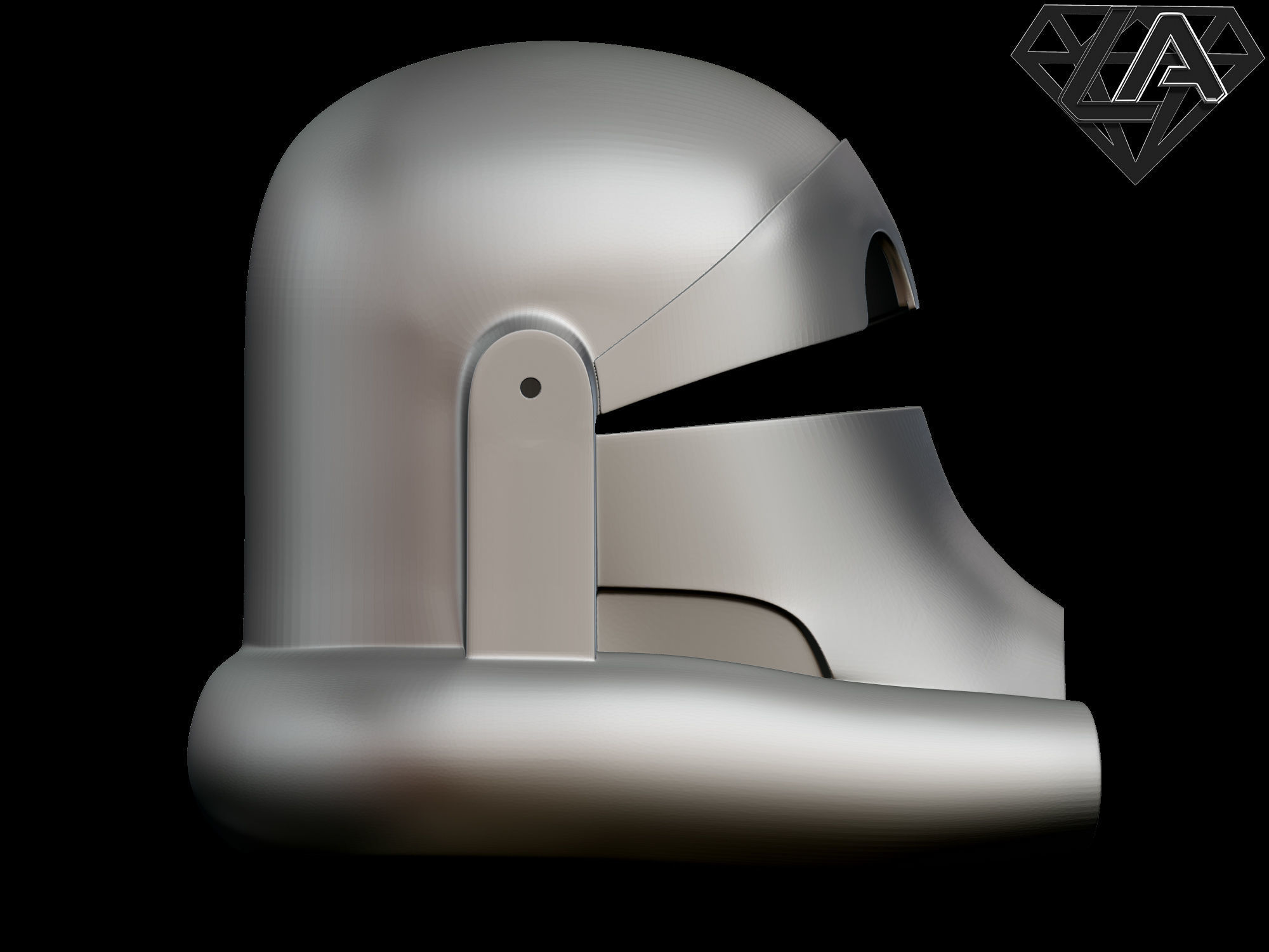 Star Wars Clone Force 99 Bad Batch Crosshair helmet 3D print model_9