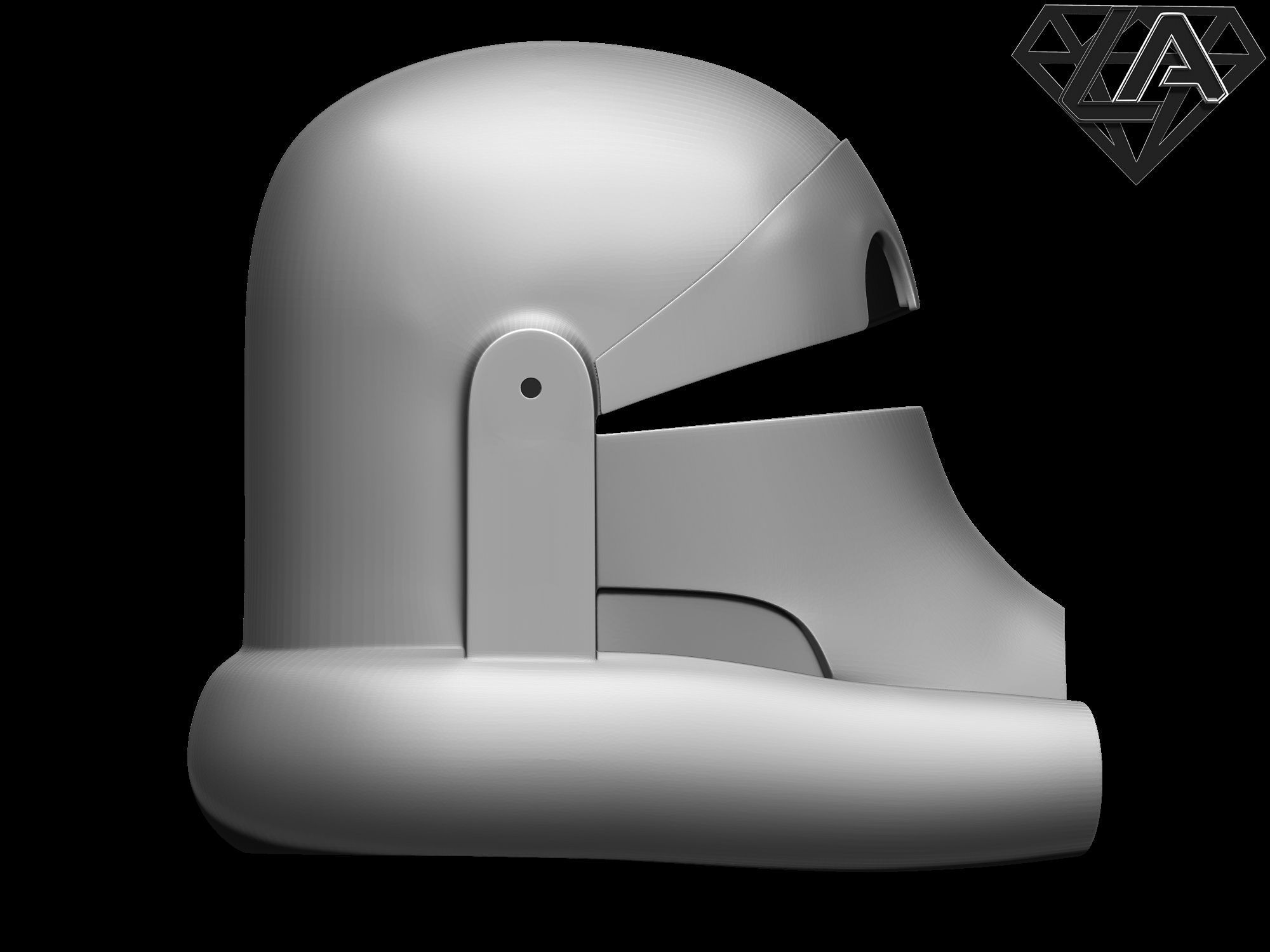 Star Wars Clone Force 99 Bad Batch Crosshair helmet 3D print model_8